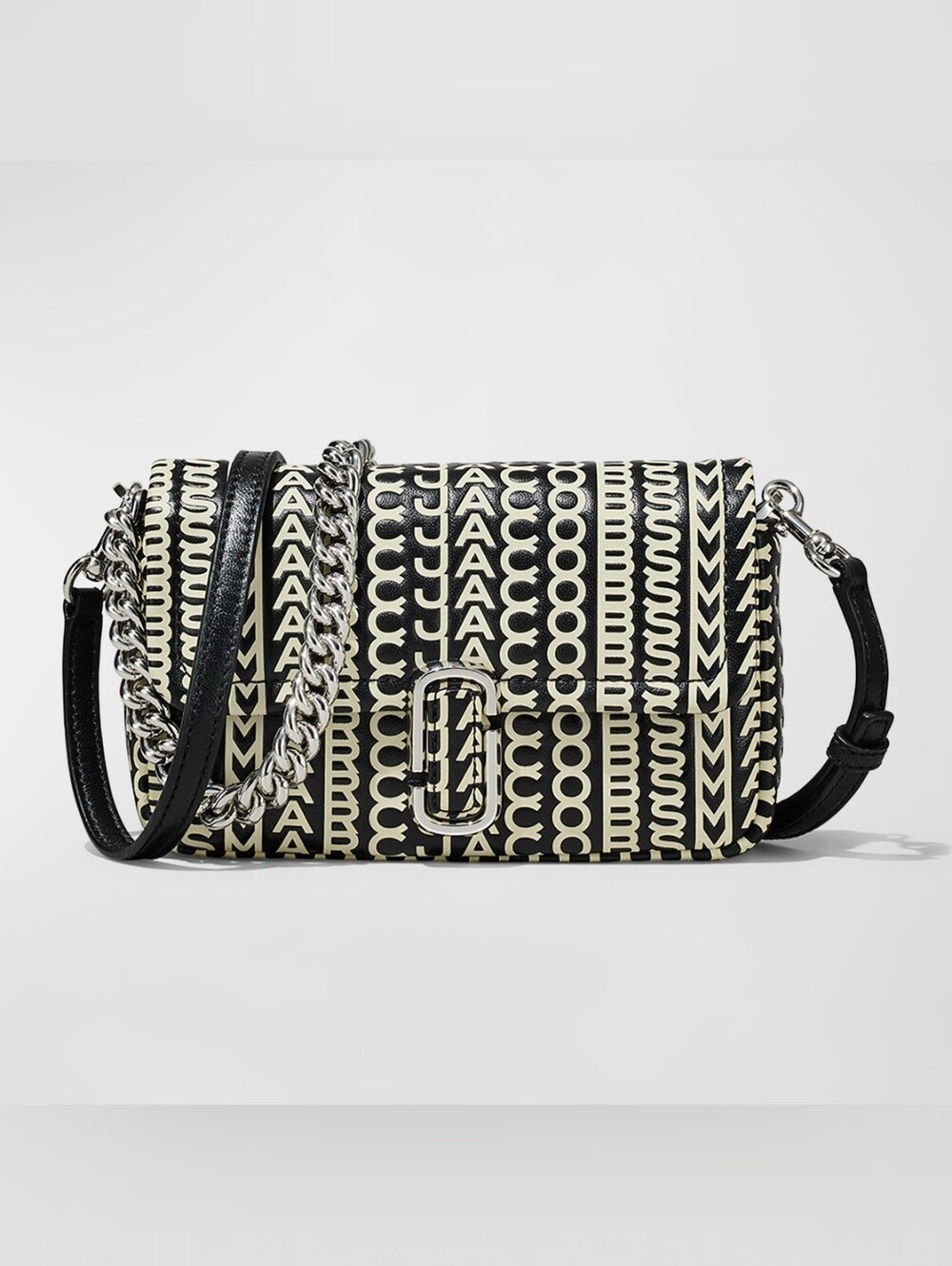 โจ๏ธNWTโจ๏ธ Marc Jacobs J Marc Monogram 2Way Bag, Black & White, $475 MSRP